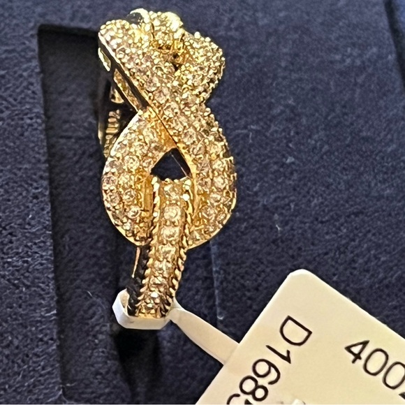 Ladies CZ Bow/Figure Eight Ring Size 9 NEW - Picture 6 of 8